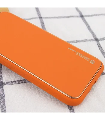 Кожаный чехол Xshield для Apple iPhone 7 / 8 / SE (2020) (4.7") Оранжевый / Apricot