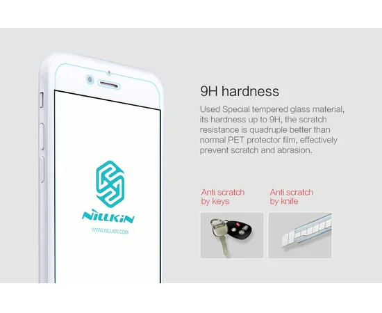 Защитное стекло Nillkin (H+ PRO) для Apple iPhone 7 / 8 (4.7") Прозрачный