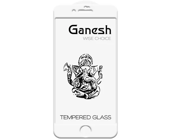Защитное стекло Ganesh 3D для Apple iPhone 7 / 8 (4.7") Белый