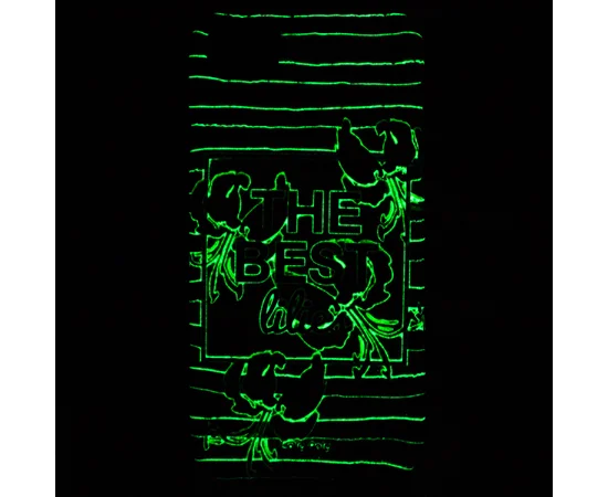 Tpu чехол "SM" светящийся (Glow in the Dark) для Apple iPhone 7 / 8 (4.7") Белый / Синий