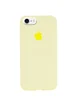 Чехол Silicone case (A) (с закрытым низом) для Apple iPhone 7 / 8 (4.7") Желтый / Mellow Yellow
