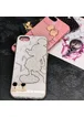 TPU+Glass чехол TYBOMB Dimond Brand для Apple iPhone 7 / 8 (4.7") Белый/Микки Маус