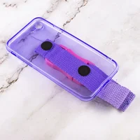 Чехол Handfree с цветным ремешком для Apple iPhone 7 / 8 / SE (2020) (4.7") Фиолетовый