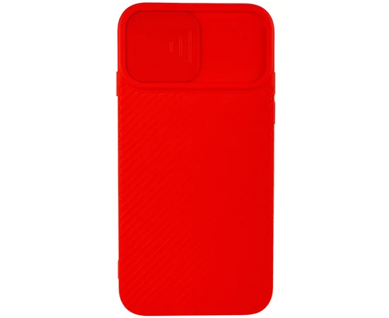 Чехол Camshield Square TPU со шторкой для камеры для Apple iPhone 7 / 8 / SE (2020) (4.7") Красный