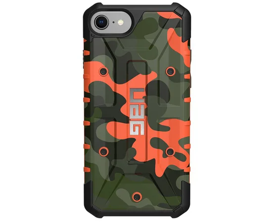 Ударопрочный чехол UAG Pathfinder камуфляж для Apple iPhone 6/6s / 7/8 Оранжевый