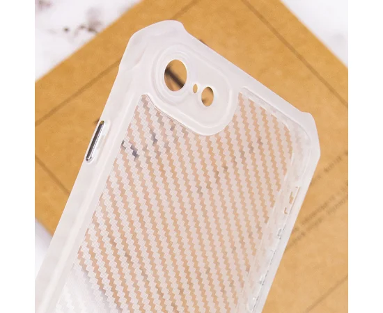 Чехол TPU Ease Carbon color series для Apple iPhone 7 / 8 / SE (2020) (4.7") Матовый / Прозрачный