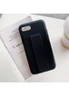 Чехол Silicone Case Hand Holder для Apple iPhone 7 / 8 / SE (2020) (4.7") Черный / Black