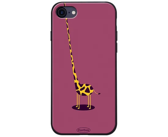TPU+PC чехол ForFun для Apple iPhone 7 / 8 (4.7") Жираф
