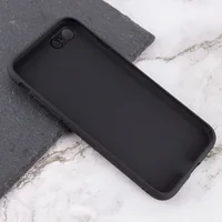 TPU+Glass чехол Matte Candy Full camera для Apple iPhone 7 / 8 / SE (2020) (4.7") Черный