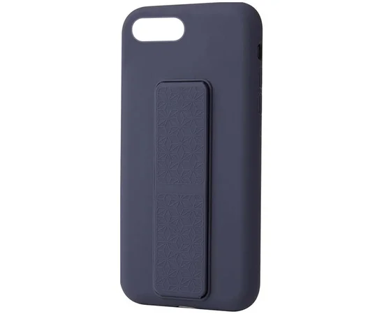 Чехол Silicone Case Hand Holder для Apple iPhone 7 / 8 / SE (2020) (4.7") Темно-синий / Midnight blue