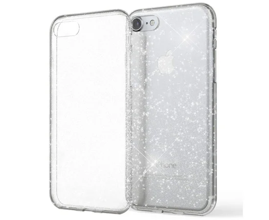 TPU чехол Sparkle (opp) для Apple iPhone 6 / 7 / 8 / SE (2020) (4.7") Прозрачный