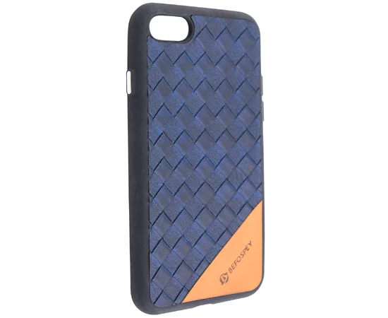TPU чехол Befospey стеганый для Apple iPhone 7 / 8 (4.7") Синий