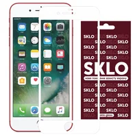 Защитное стекло SKLO 3D (full glue) для Apple iPhone 7 / 8 / SE (2020) (4.7") Белый