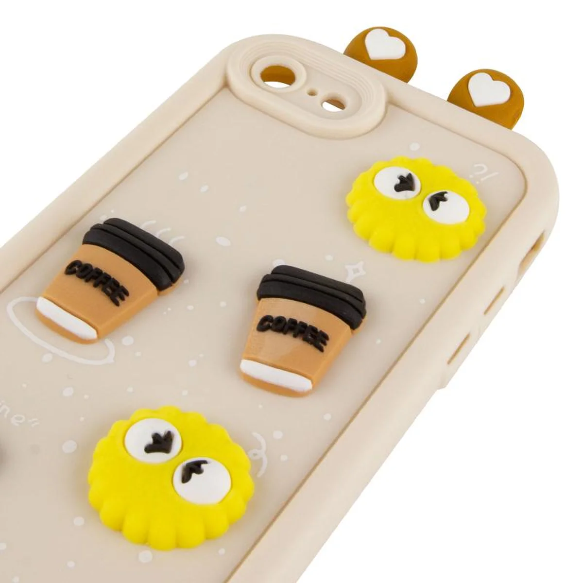 Чехол TPU Toys Case with Ears для Apple iPhone 7 / 8 / SE (2020) / SE (2022) (4.7") Sand