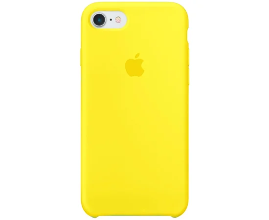 Чехол Silicone Case (AA) для Apple iPhone 7 / 8 (4.7") Желтый / Neon Yellow