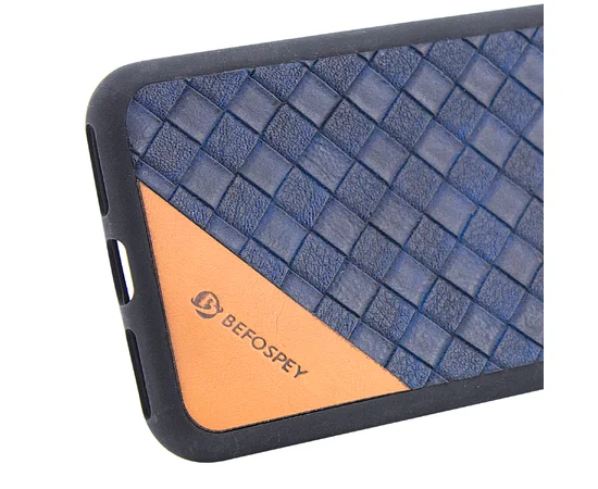 TPU чехол Befospey стеганый для Apple iPhone 7 / 8 (4.7") Синий