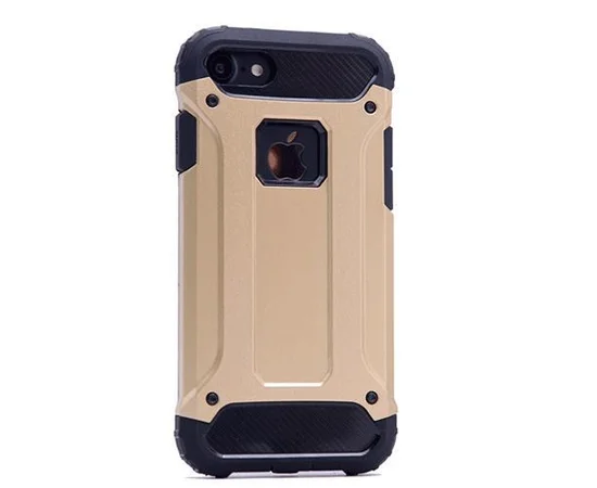 Бронированный противоударный TPU+PC чехол Immortal для Apple iPhone 7 / 8 (4.7") Золотой
