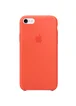 Чехол Silicone case (A) для Apple iPhone 7 / 8 (4.7") Оранжевый / Nectraine