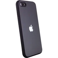 TPU+Glass чехол Matte Candy Full camera для Apple iPhone 7 / 8 / SE (2020) (4.7") Черный