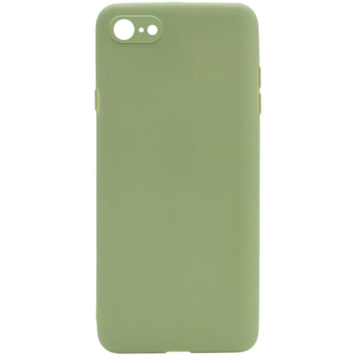 Силіконовий чохол Candy Full Camera для Apple iPhone 7/8 / SE (2020) (4.7 ") Фісташковий