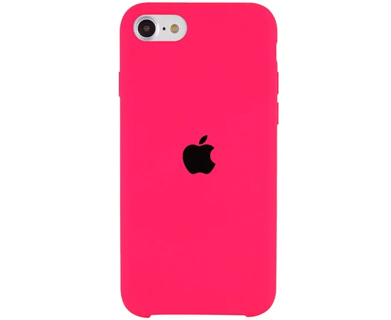 Чехол Silicone Case (AA) для Apple iPhone SE (2020) Розовый / Barbie pink
