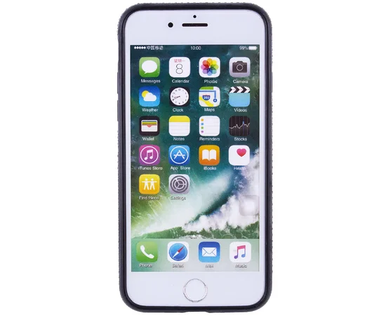 TPU чехол Magic Girl со стразами для Apple iPhone 7 / 8 (4.7") Черный / Париж