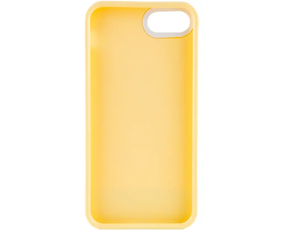Чехол TPU+PC Bichromatic для Apple iPhone 7 / 8 / SE (2020) (4.7") Creamy-yellow / White