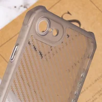 Чохол TPU Ease Carbon для Apple iPhone 7 / 8 / SE (2020) (4.7") Чорний / Прозорий