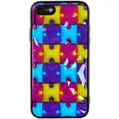 TPU+PC чехол Prisma Fluffie для Apple iPhone 7 / 8 / SE (2020) (4.7") Puzzle