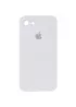 Чехол Silicone Case Square Full Camera Protective (AA) для Apple iPhone 7 / 8 / SE (2020) (4.7") Белый / White