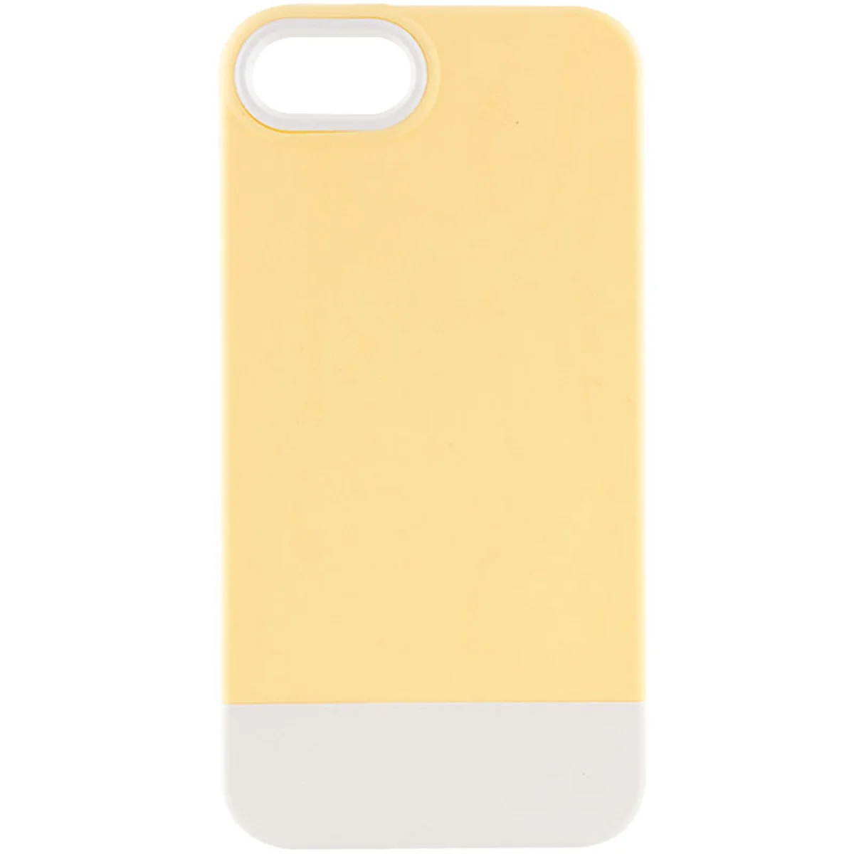 Чохол TPU+PC Bichromatic для Apple iPhone 7 / 8 / SE (2020) (4.7") Creamy-yellow / White