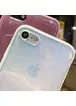 Прозрачный силиконовый чехол с матовой окантовкой для Apple iPhone 7 / 8 (4.7") Прозрачный