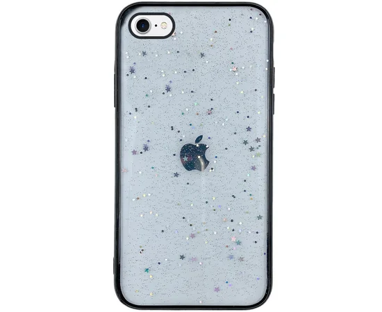TPU+PC чехол Shiny Stars для Apple iPhone 7 / 8 / SE (2020) (4.7") Черный