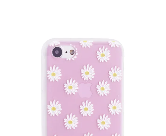 TPU чехол матовый soft touch color для Apple iPhone 7 / 8 (4.7") Ромашки