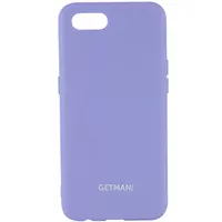 Чехол Silicone Case GETMAN for Magnet для Apple iPhone 7 / 8 / SE (2020) (4.7") Сиреневый / Dasheen