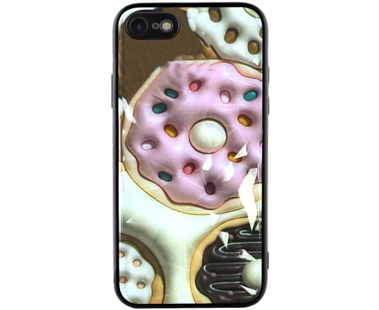 TPU+PC чохол Prisma Fluffie для Apple iPhone 7 / 8 / SE (2020) (4.7") Donut