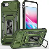 Удароміцний чохол Camshield Army Ring для iPhone 7 / 8 / SE (2020) (4.7") Оливковий / Army Green