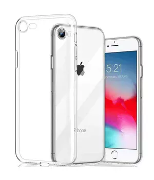TPU чехол Epic Transparent 1,5mm Full Camera для Apple iPhone 7 / 8 / SE (2020) (4.7") Бесцветный (прозрачный)