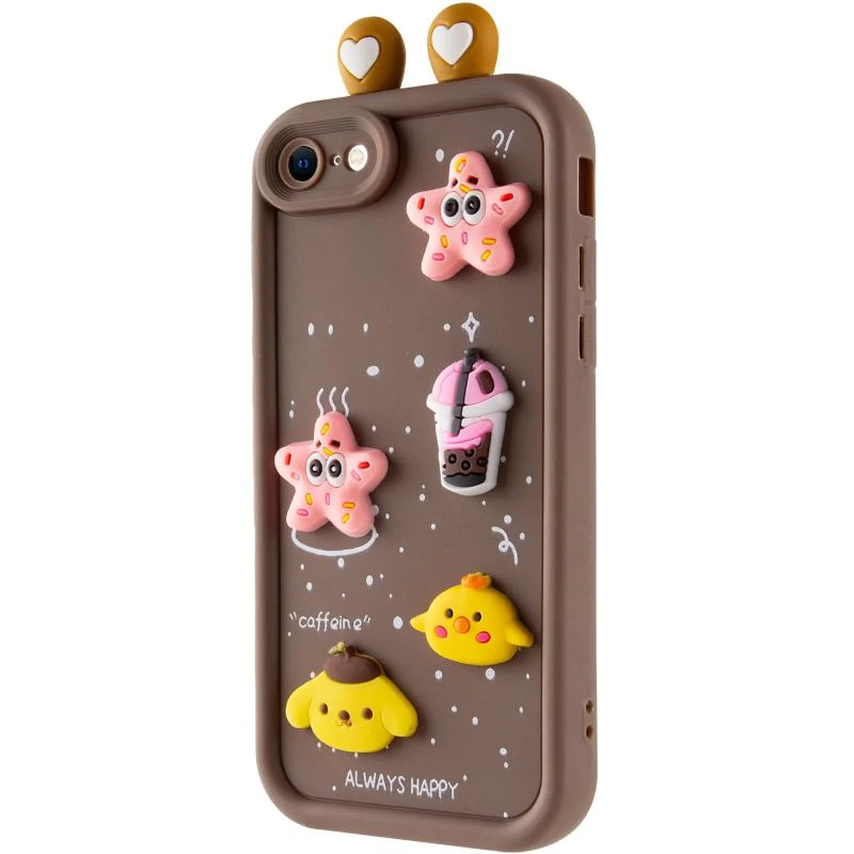 Чехол TPU Toys Case with Ears для Apple iPhone 7 / 8 / SE (2020) / SE (2022) (4.7") Brown