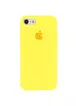 Чехол Silicone case (A) (с закрытым низом) для Apple iPhone 7 / 8 (4.7") Желтый / Yellow