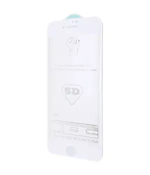 Защитное стекло 5D Hard (full glue) для Apple iPhone 7 / 8 (4.7") Белый Защитное стекло 5D Hard (full glue) для Apple iPhone 7 / 8 (4.7") Белый