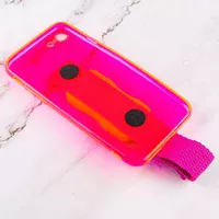 Чехол Handfree с цветным ремешком для Apple iPhone 7 / 8 / SE (2020) (4.7") Розовый