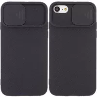Чохол Camshield Square TPU зі шторкою для камери для Apple iPhone 7/8 / SE (2020) (4.7 ") Чорний