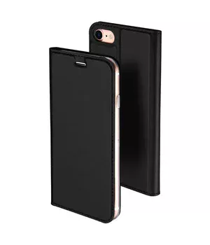 Чехол-книжка Dux Ducis с карманом для визиток для Apple iPhone 7 / 8 / SE (2020) (4.7") Черный