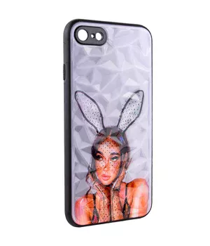 TPU+PC чохол Prisma Ladies для Apple iPhone 7 / 8 / SE (2020) (4.7") Rabbit