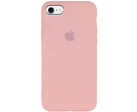 Чехол Silicone Case Slim Full Protective для Apple iPhone 7 / 8 (4.7") Розовый / Pink