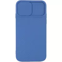 Чехол Camshield Square TPU со шторкой для камеры для Apple iPhone 7 / 8 / SE (2020) (4.7") Синий