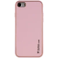 Шкіряний чохол Xshield для Apple iPhone 7/8 / SE (2020) (4.7 ") Рожевий / Pink