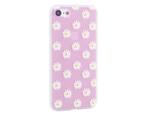 TPU чехол матовый soft touch color для Apple iPhone 7 / 8 (4.7") Ромашки