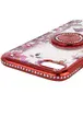TPU чохол Shengo зі стразами і кільцем-утримувачем для Apple iPhone 7/8 (4.7 ") Червоний